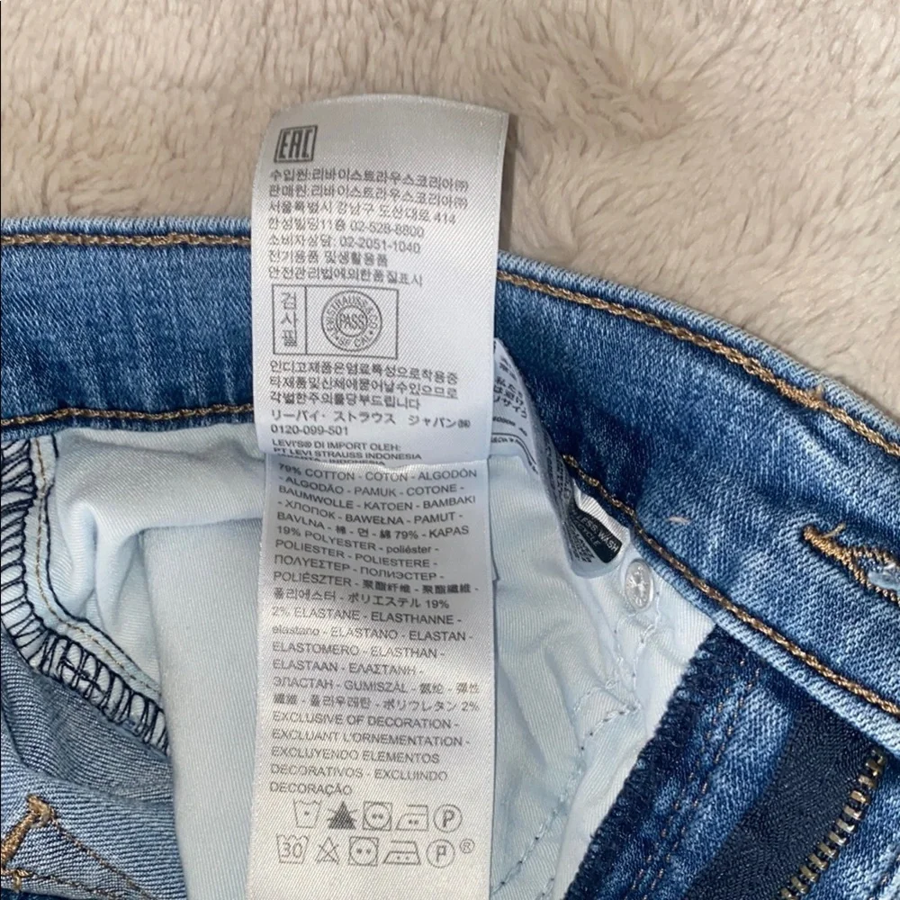 Levi's Blue Skinny Jeans Classic Denim Style